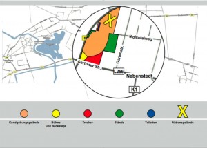 Lageplan Parkplätze Dannenberg