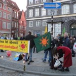 Mahnwache am 10.03.2014 in Lüneburg